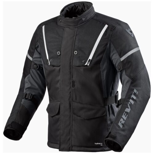 revit horizon 3 sort hvid vandtæt motorcykel jakke